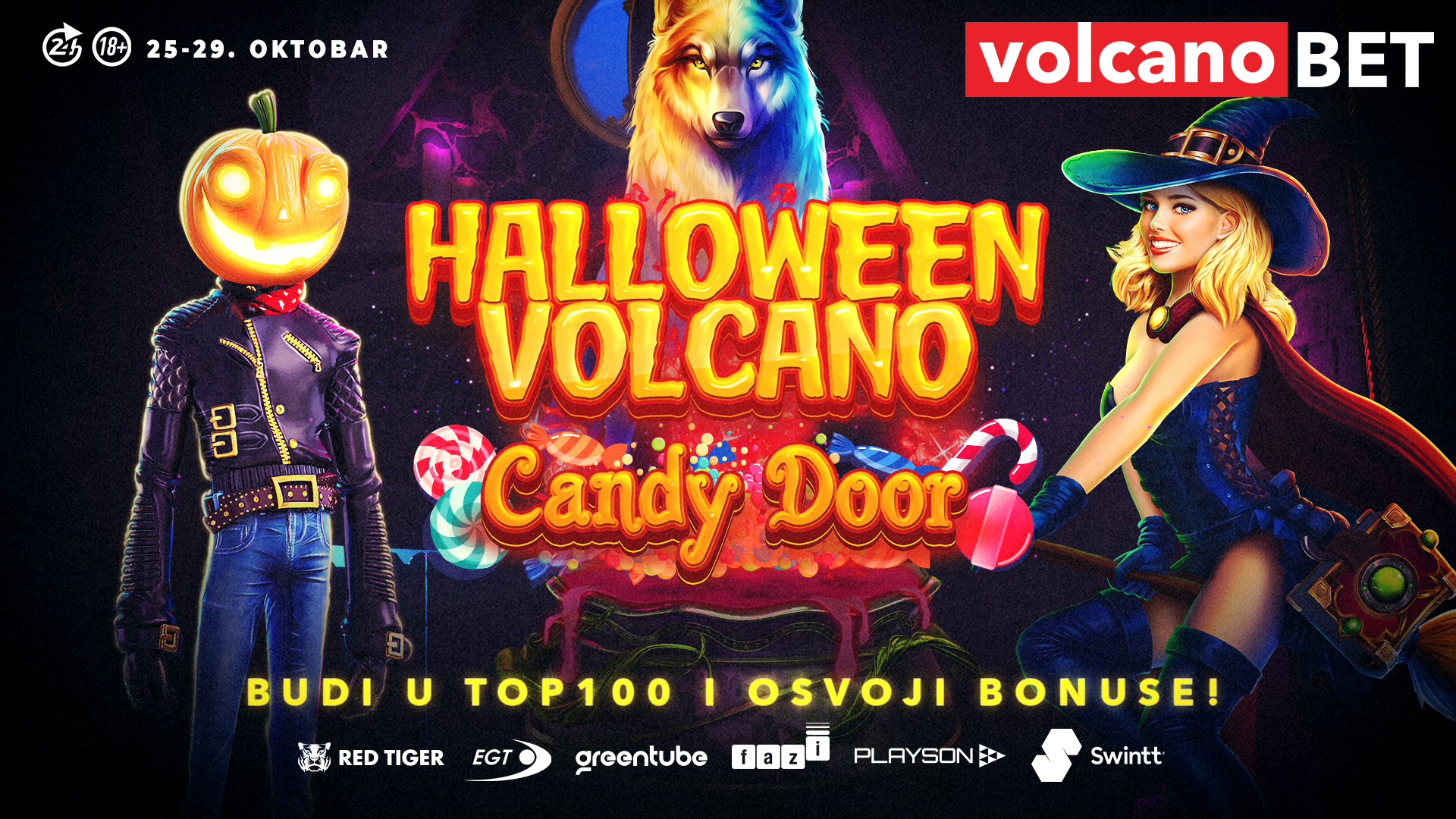 Halloween Volcano Dobitnici