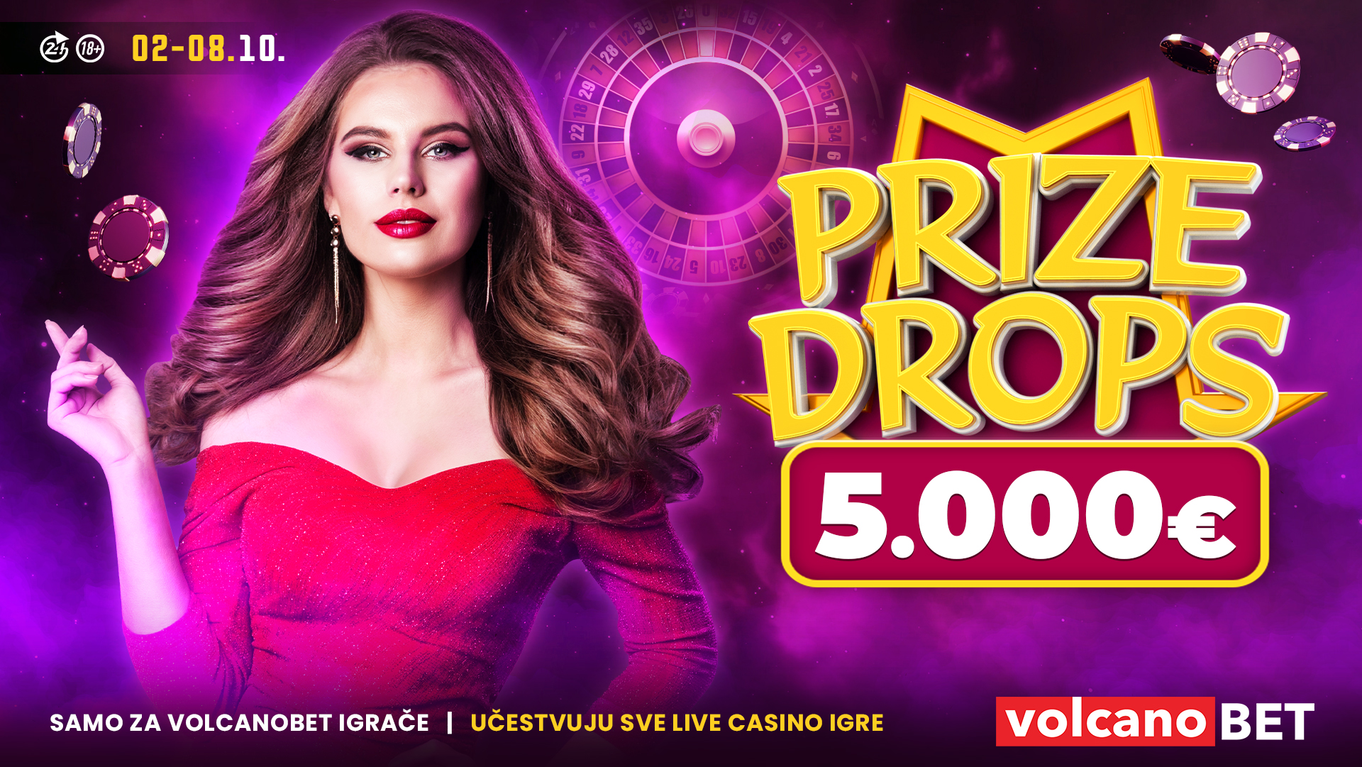 Live Casino Prize Drops Oktobar