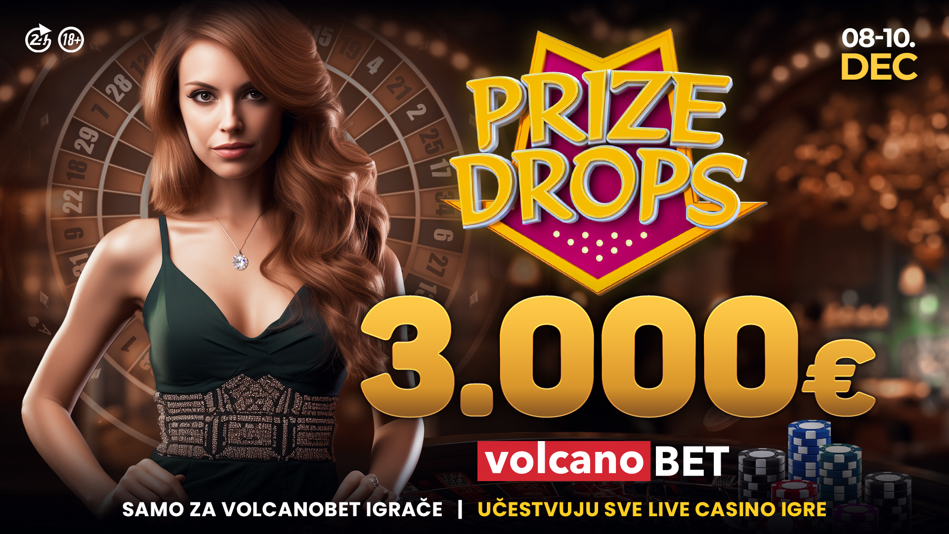 Live Casino Prize Drops Decembar